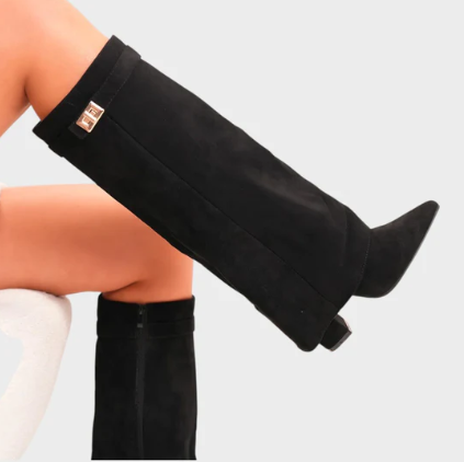 LUNARA™ | SUEDE KNEE HIGH BOOTS