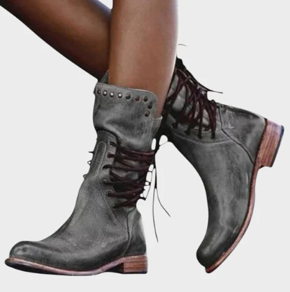 YARA™ | LEATHER LACE-UP BOOTS
