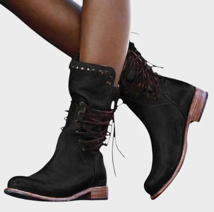 YARA™ | LEATHER LACE-UP BOOTS