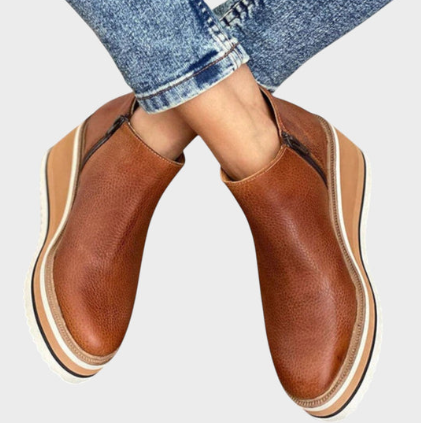 VINA™ | PLATFORM ANKLE BOOTS