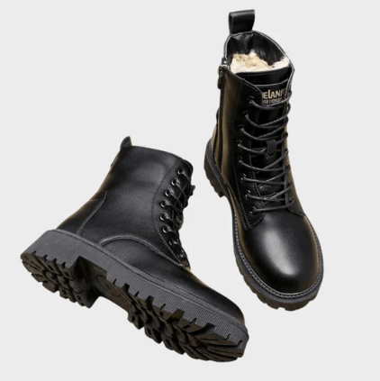 LOTTE™ | BOOTS WITH LACES AND FUR LINING