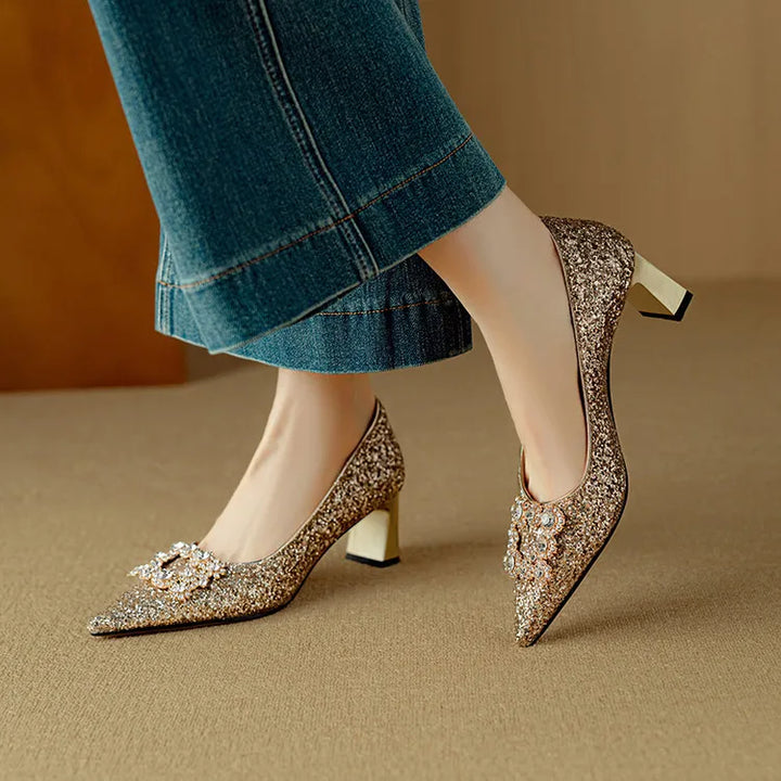 GLORIA™ | GLITTER PUMPS