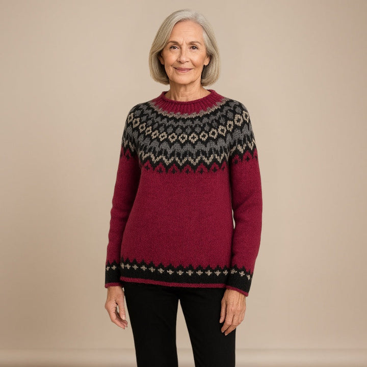 Brooke™ | Vintage Round Neck sweater