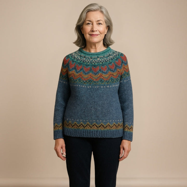 AMELIA™ | VINTAGE CREW NECK SWEATER