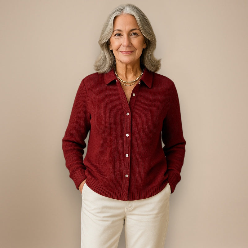 Marie | Classic Knitted Button Cardigan
