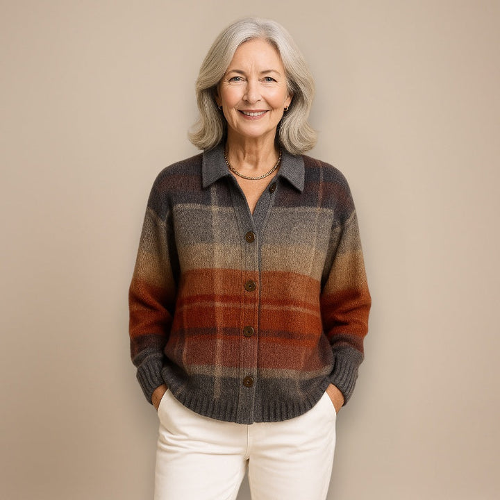 Fleur | Checked Blouse