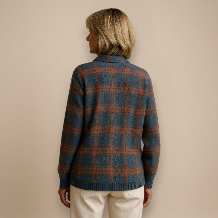 ELLA™ | SOFT BLOUSE WITH CHECK PATTERN