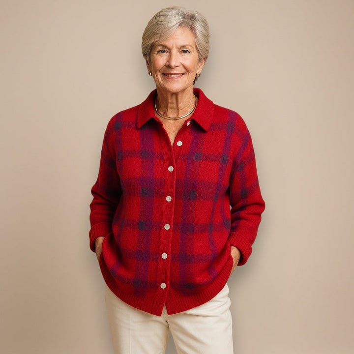 Leandra | Cozy Plaid Overshirt