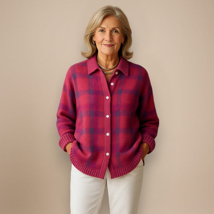 Leandra | Cozy Plaid Overshirt