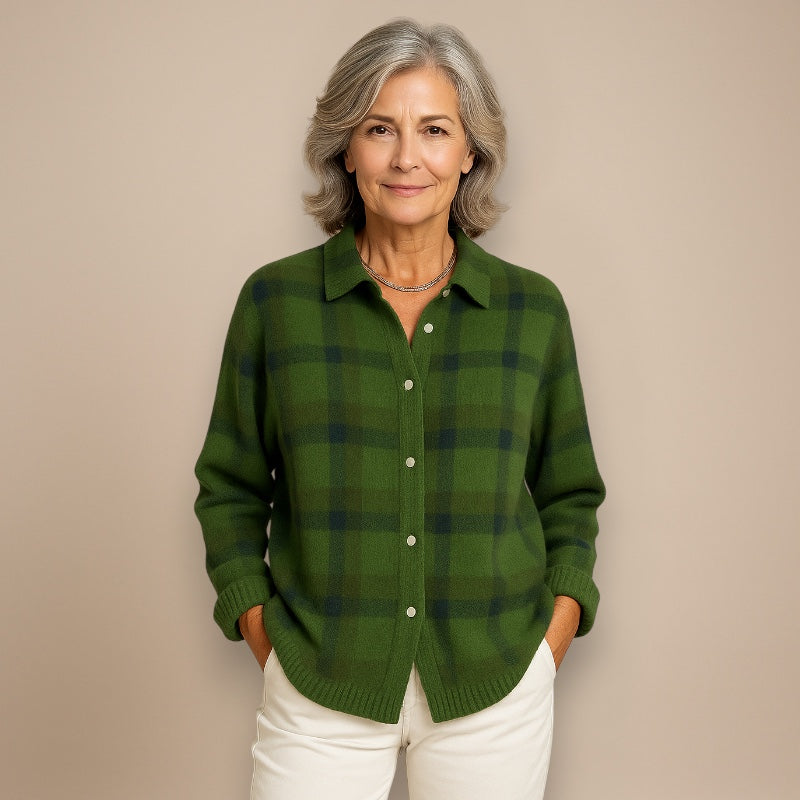 Leandra | Cozy Plaid Overshirt