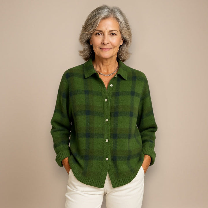Leandra | Cozy Plaid Overshirt