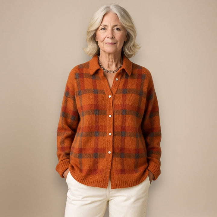 Leandra | Cozy Plaid Overshirt