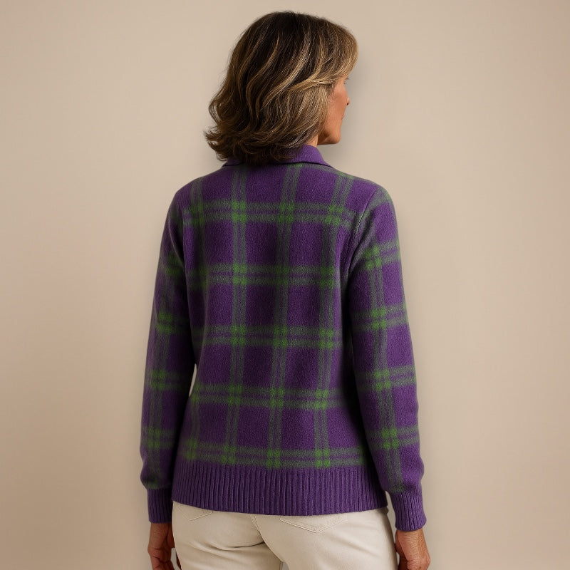 VIVIEN™ | SOFT BLOUSE WITH CHECK PATTERN