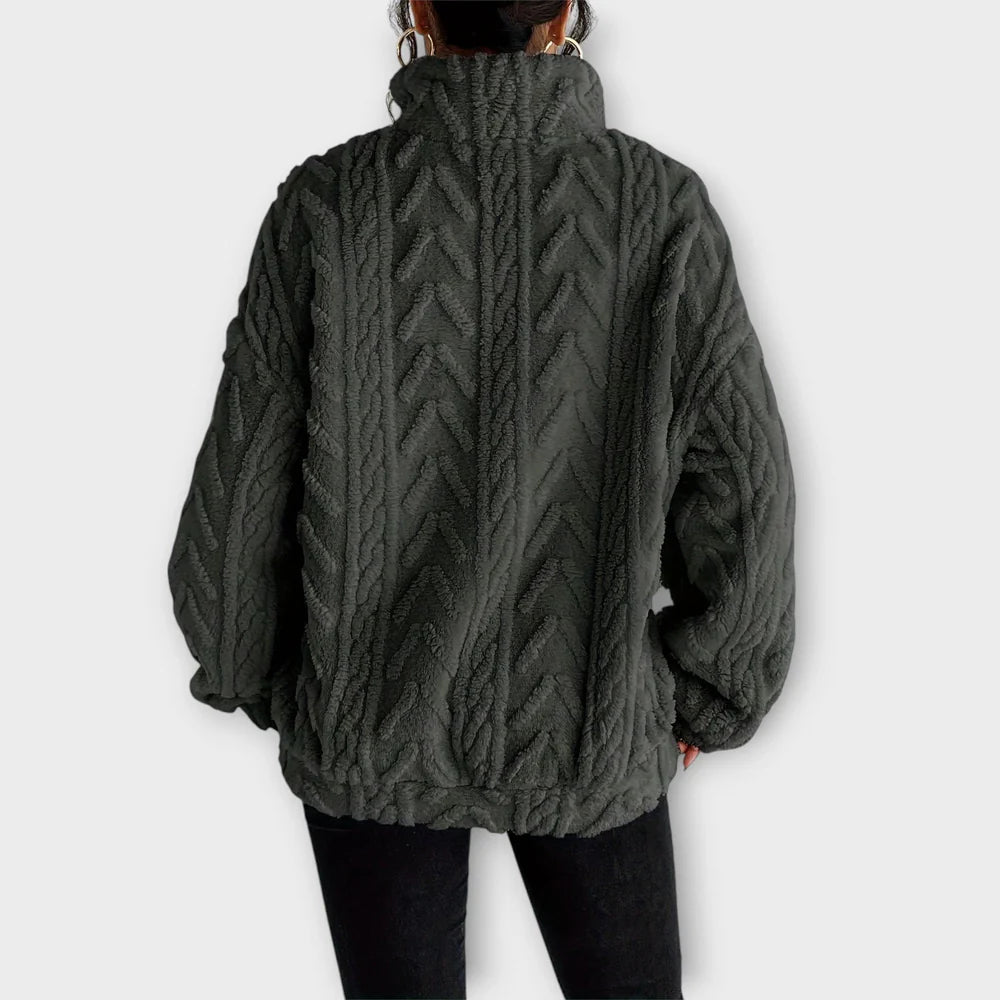 HARRIET™ | WOVEN ZIP-UP PULLOVER