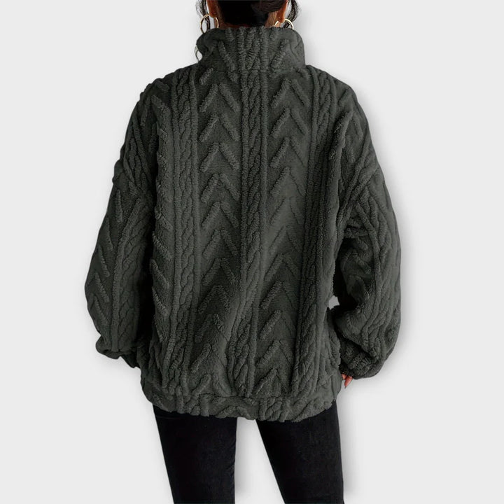 HARRIET™ | WOVEN ZIP-UP PULLOVER