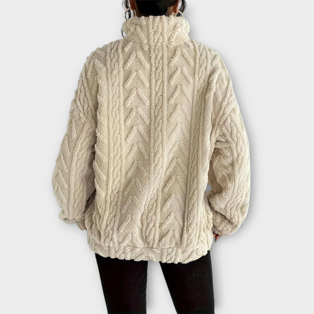 HARRIET™ | WOVEN ZIP-UP PULLOVER