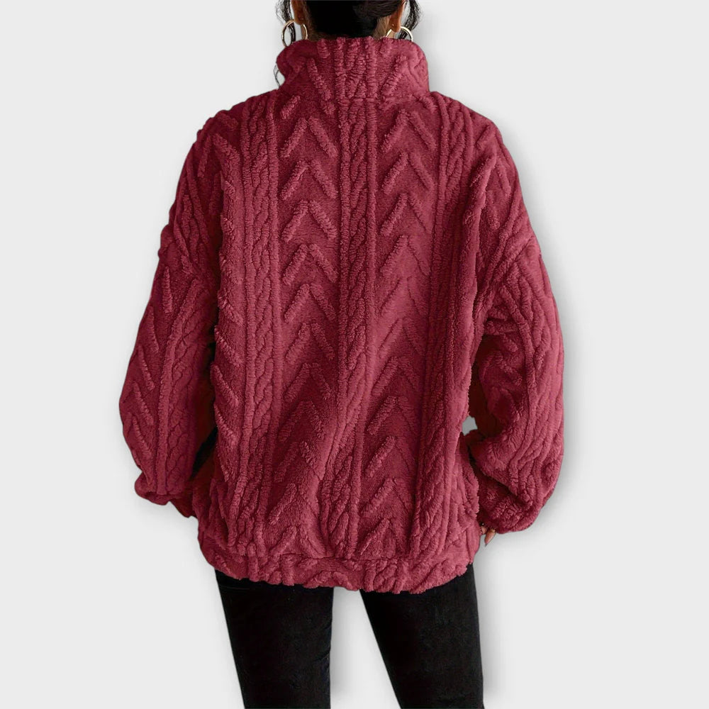 HARRIET™ | WOVEN ZIP-UP PULLOVER