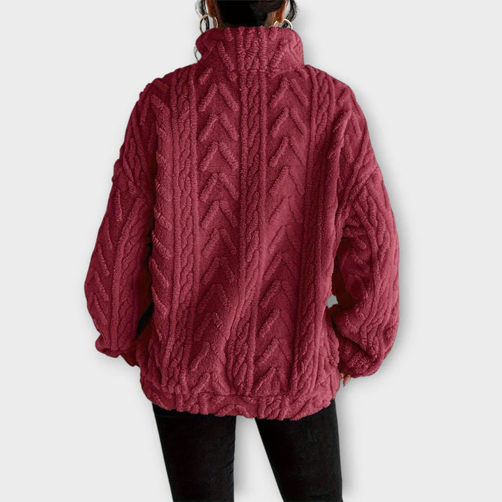 HARRIET™ | WOVEN ZIP-UP PULLOVER