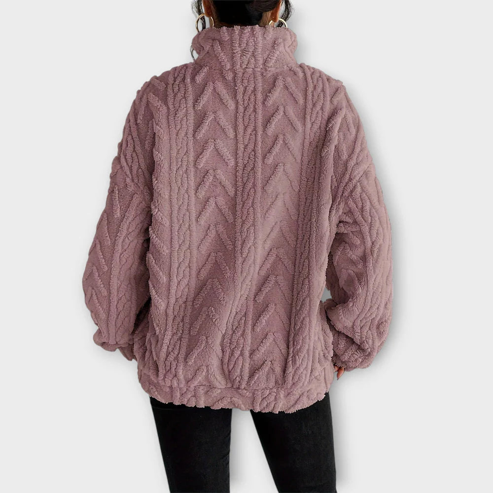 HARRIET™ | WOVEN ZIP-UP PULLOVER