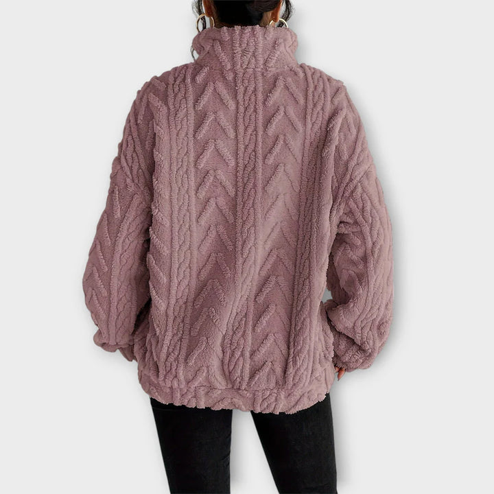 HARRIET™ | WOVEN ZIP-UP PULLOVER