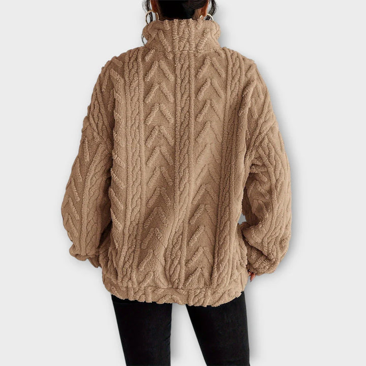 HARRIET™ | WOVEN ZIP-UP PULLOVER