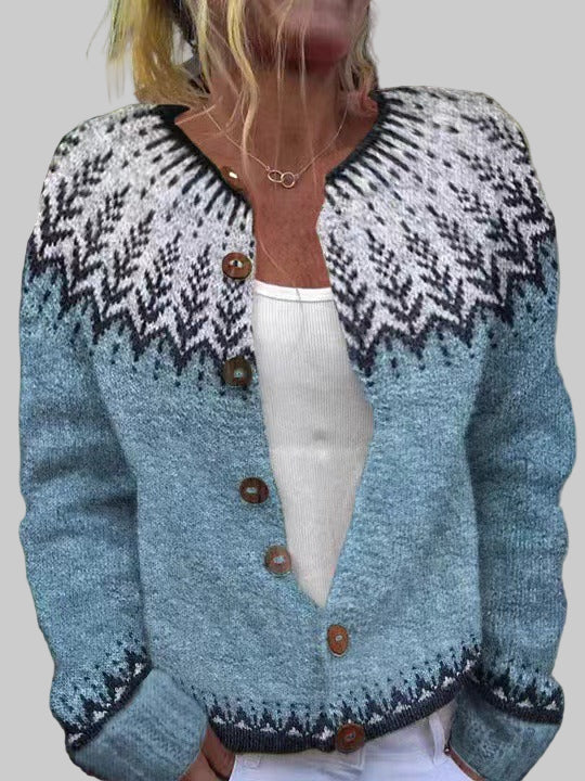 CLARA™ | VINTAGE ISLANDAIS CARDIGAN