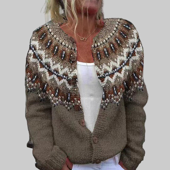 ADELINE™ | VINTAGE ISLANDAIS CARDIGAN