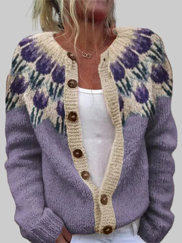 JOSEPHINE™ | VINTAGE ISLANDAIS CARDIGAN