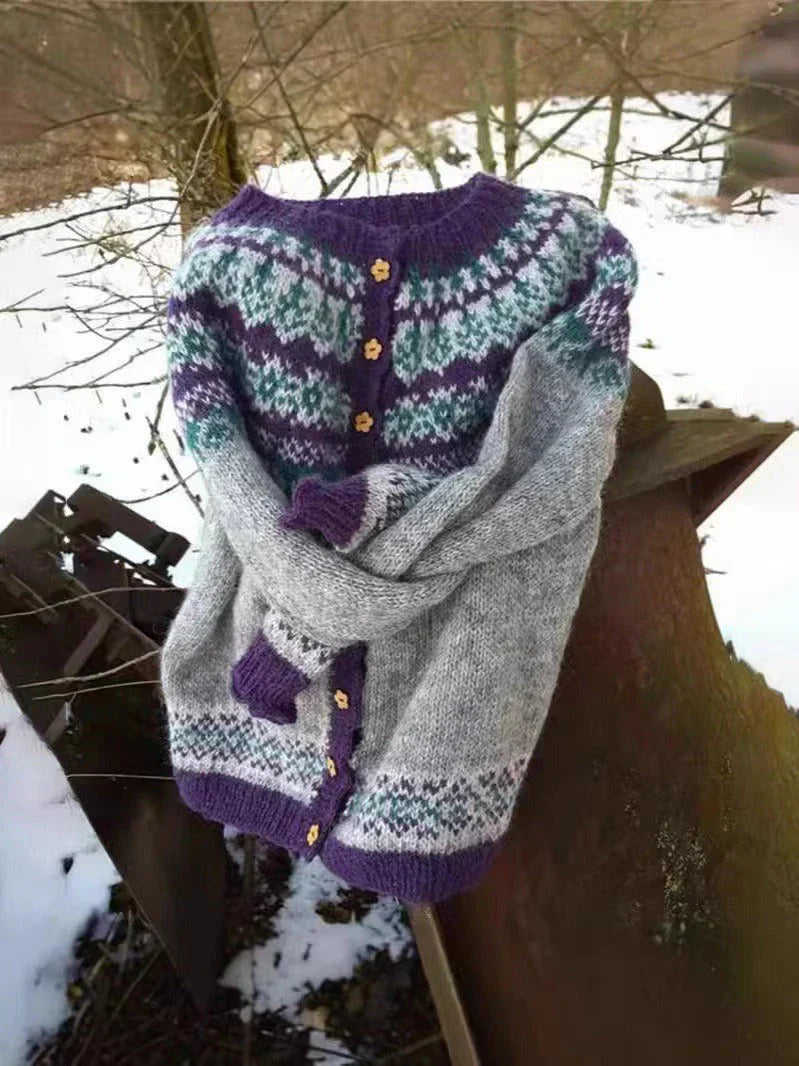 NAOMIE™ | VINTAGE ISLANDAIS CARDIGAN