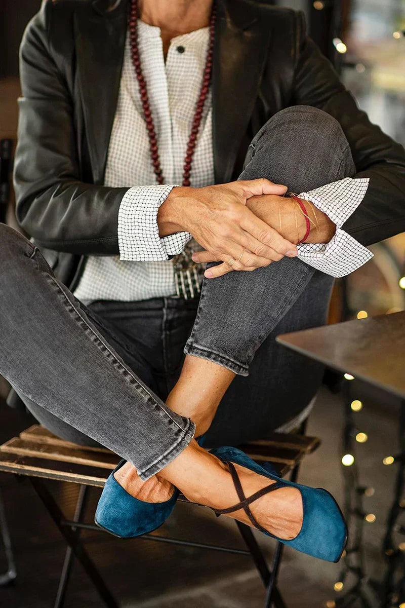 AMBER™ | MID HEEL SANDALS