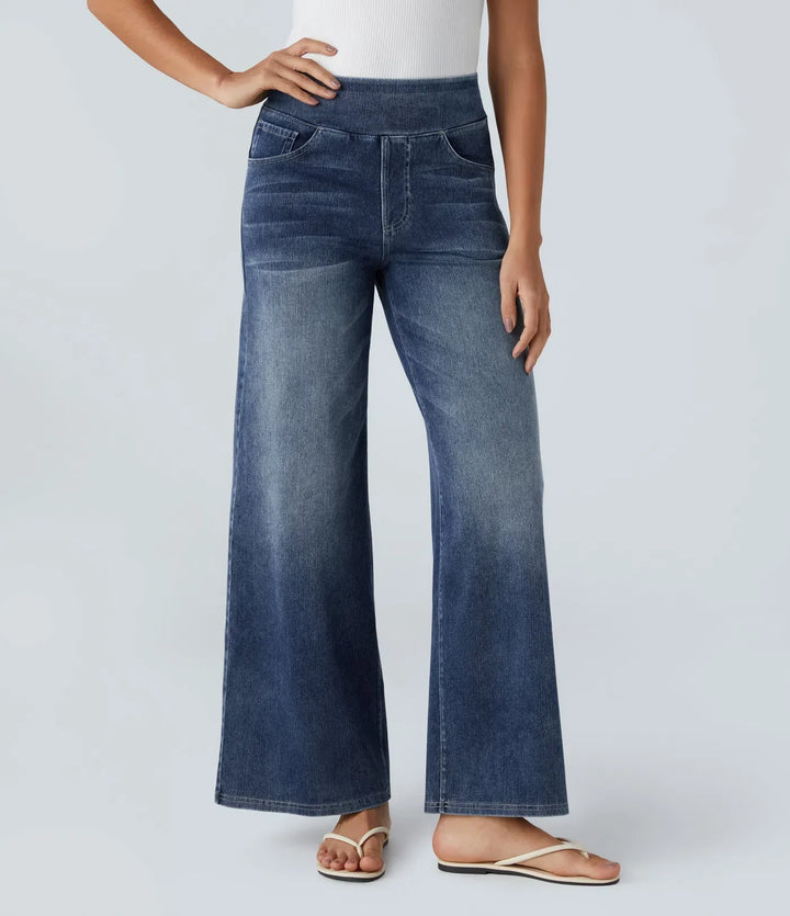 EVA | ELASTIC HIGH-WAISTED PANTS