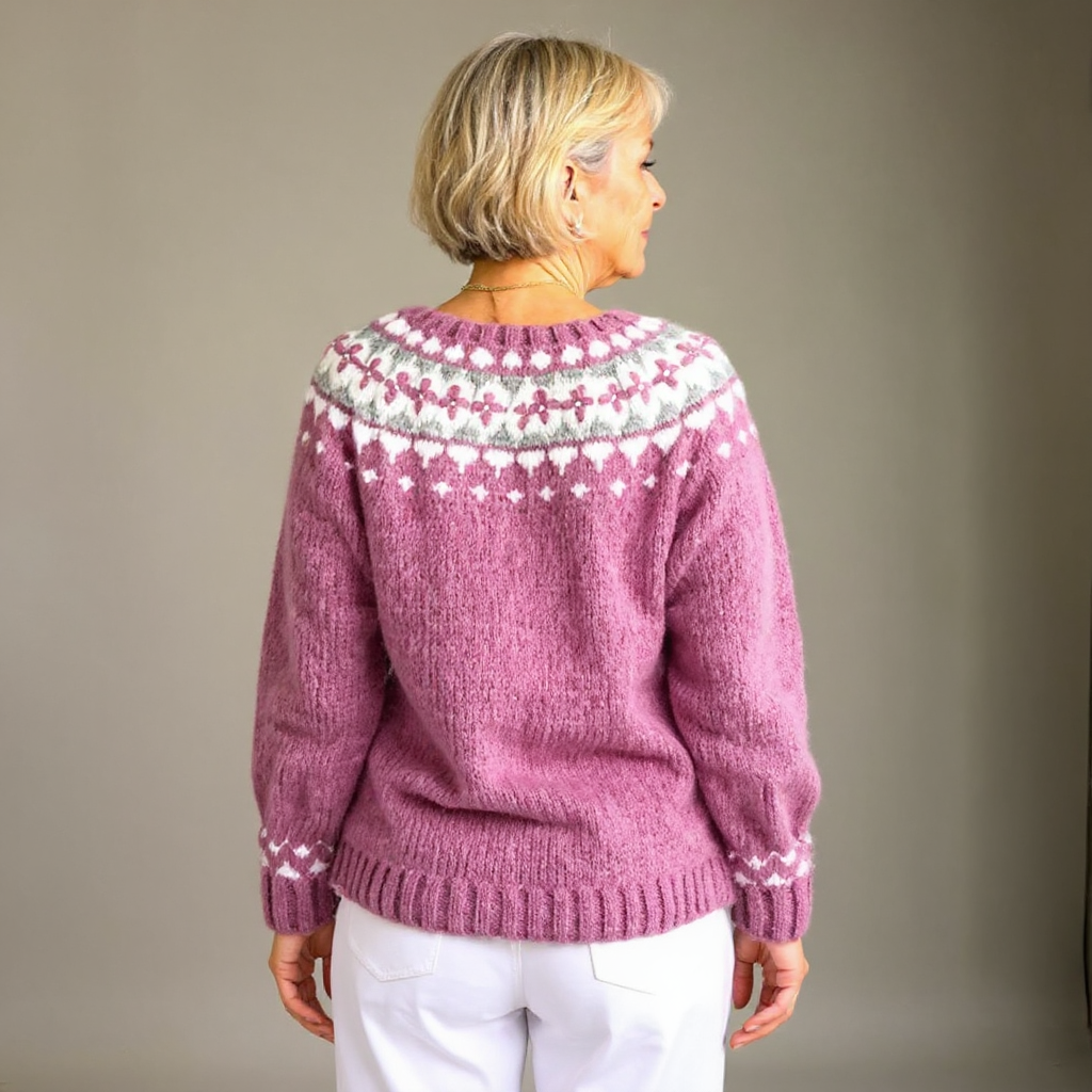 Brooke™ | Retro Icelandic Cardigan