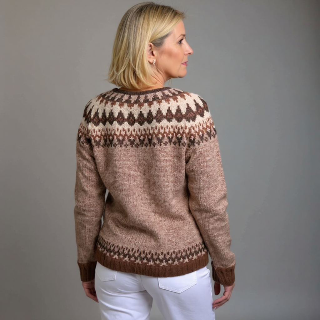 Brooke™ | Retro Icelandic Cardigan