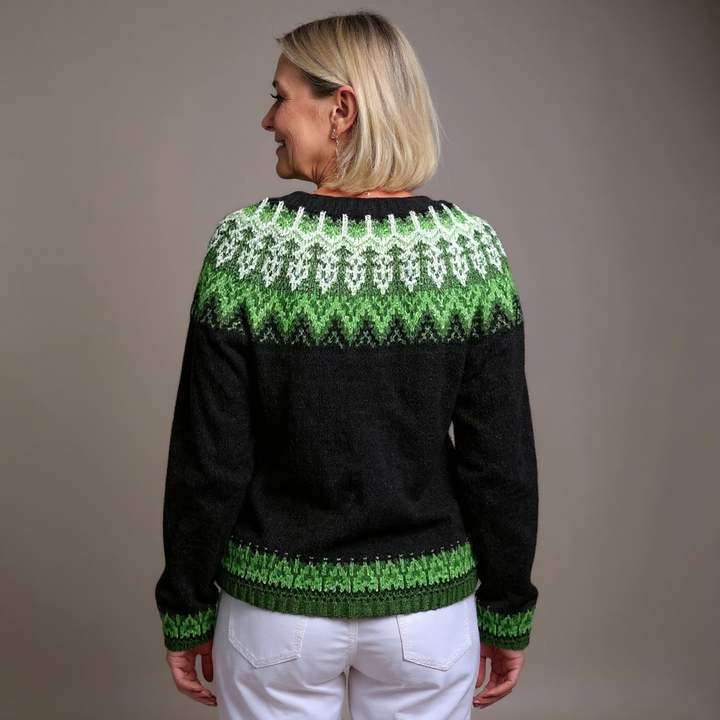 Brooke™ | Retro Icelandic Cardigan