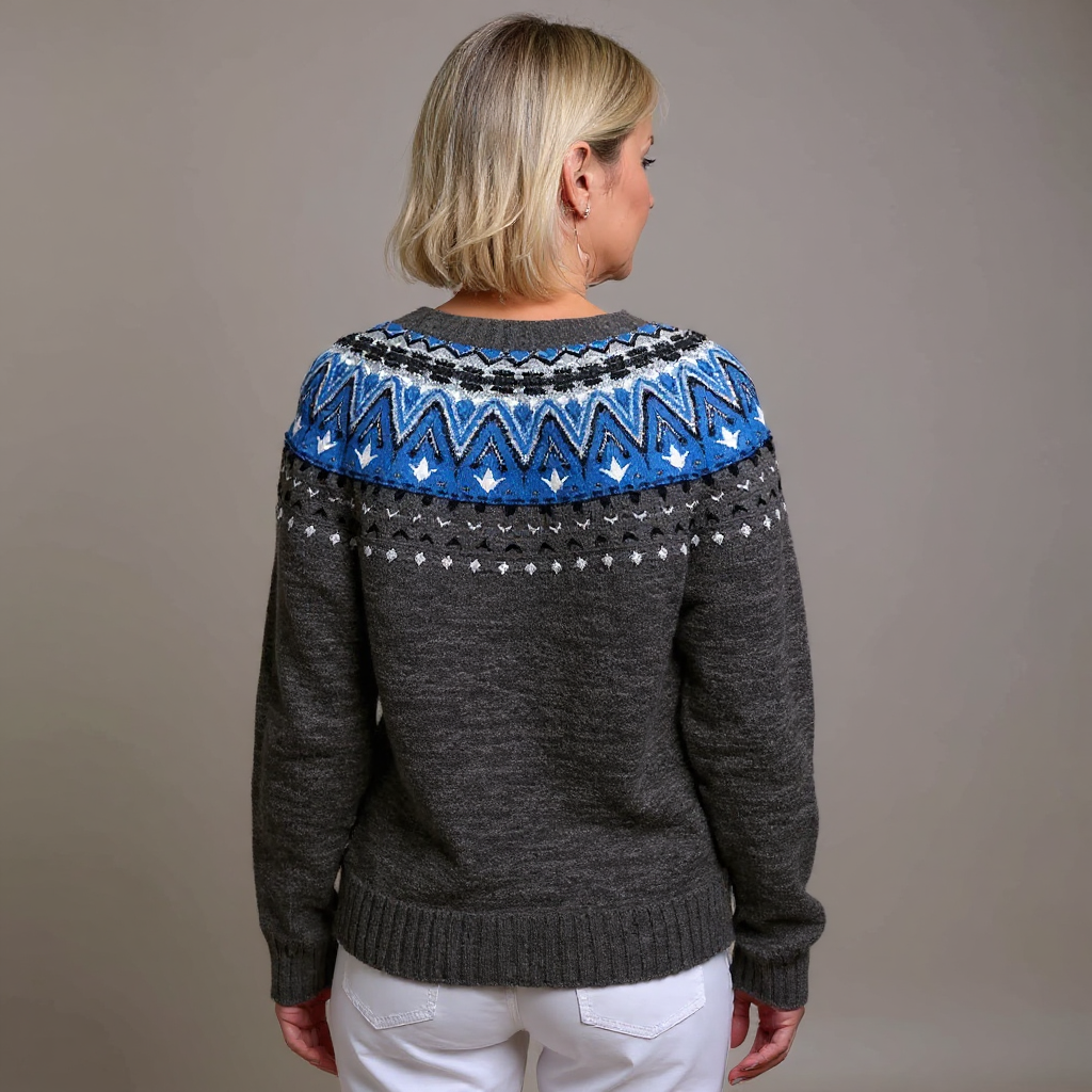Brooke™ | Retro Icelandic Cardigan