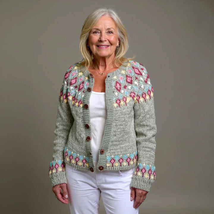 MADELINE™ | VINTAGE ISLANDAIS CARDIGAN