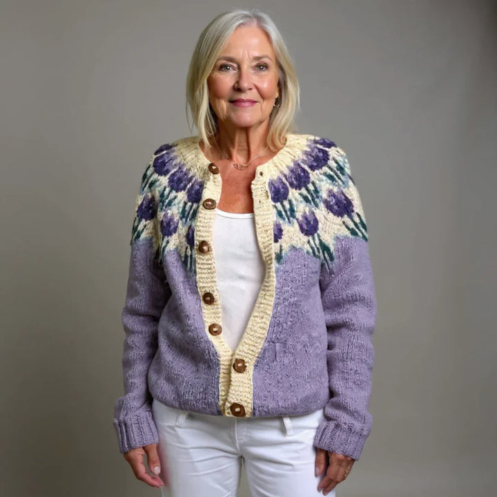 JOSEPHINE™ | VINTAGE ISLANDAIS CARDIGAN