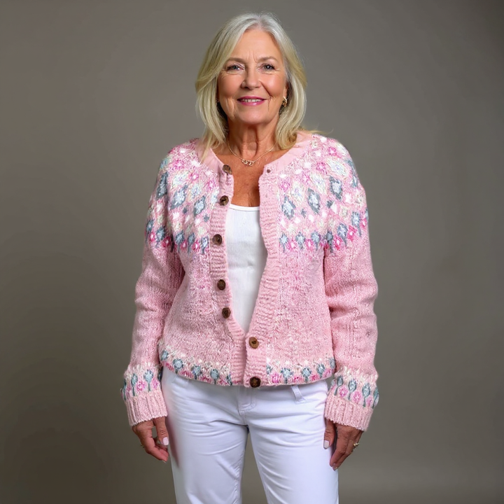 Brooke™ | Cozy Pink Cardigan