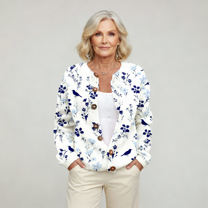 FIONA™ | VINTAGE FLOWERS CARDIGAN