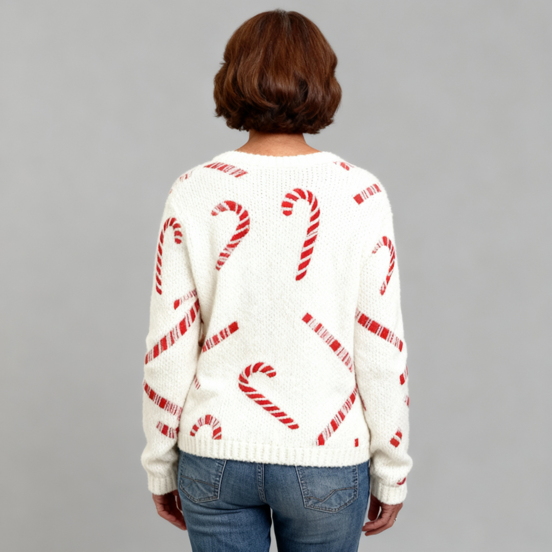 Carla | Festive Candy Cardigan