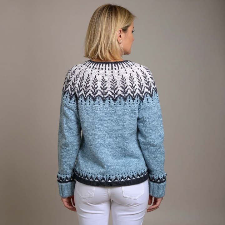 Brooke™ | Retro Icelandic Cardigan