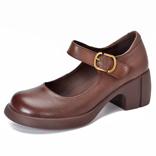 AGNES™ | LEATHER MARY JANES