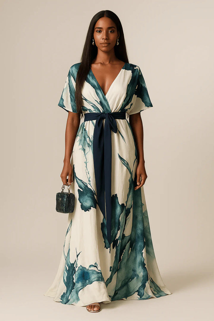 NAYLA™ | LONG PRINTED DRESS