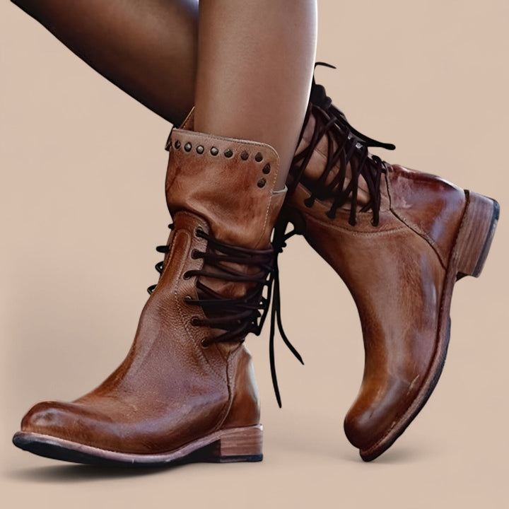 CHARLOTTE™ | STYLISH LACE UP WINTER BOOTS
