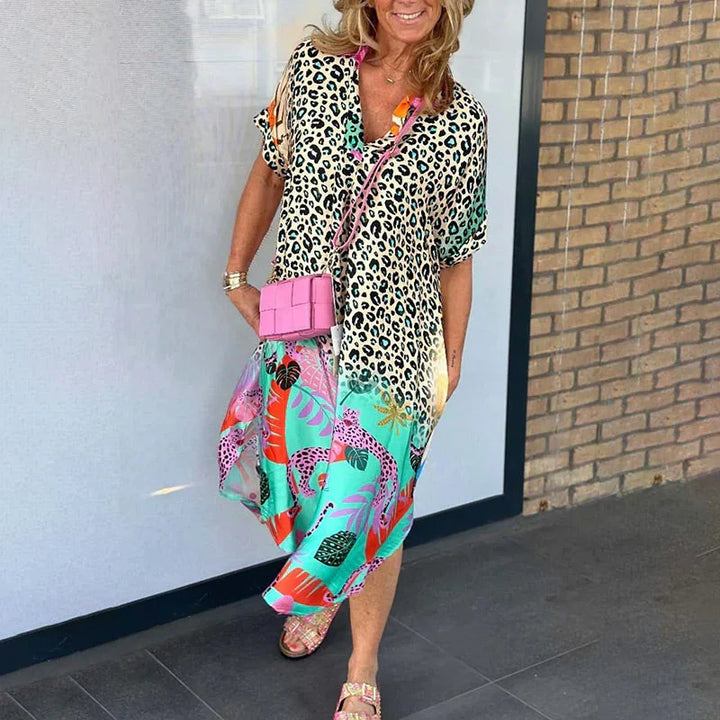 LEONA™ | CASUAL SHORT-SLEEVE DRESS