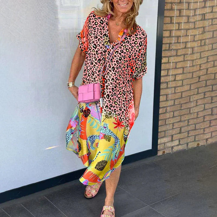 LEONA™ | CASUAL SHORT-SLEEVE DRESS