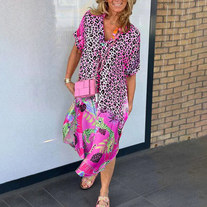 LEONA™ | CASUAL SHORT-SLEEVE DRESS