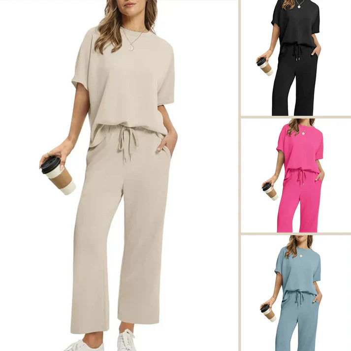 LIVIA™ | SOFT CASUAL TOP AND PANTS SET