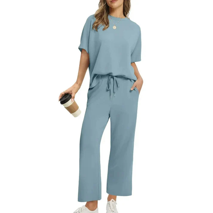 LIVIA™ | SOFT CASUAL TOP AND PANTS SET