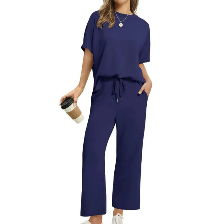 LIVIA™ | SOFT CASUAL TOP AND PANTS SET